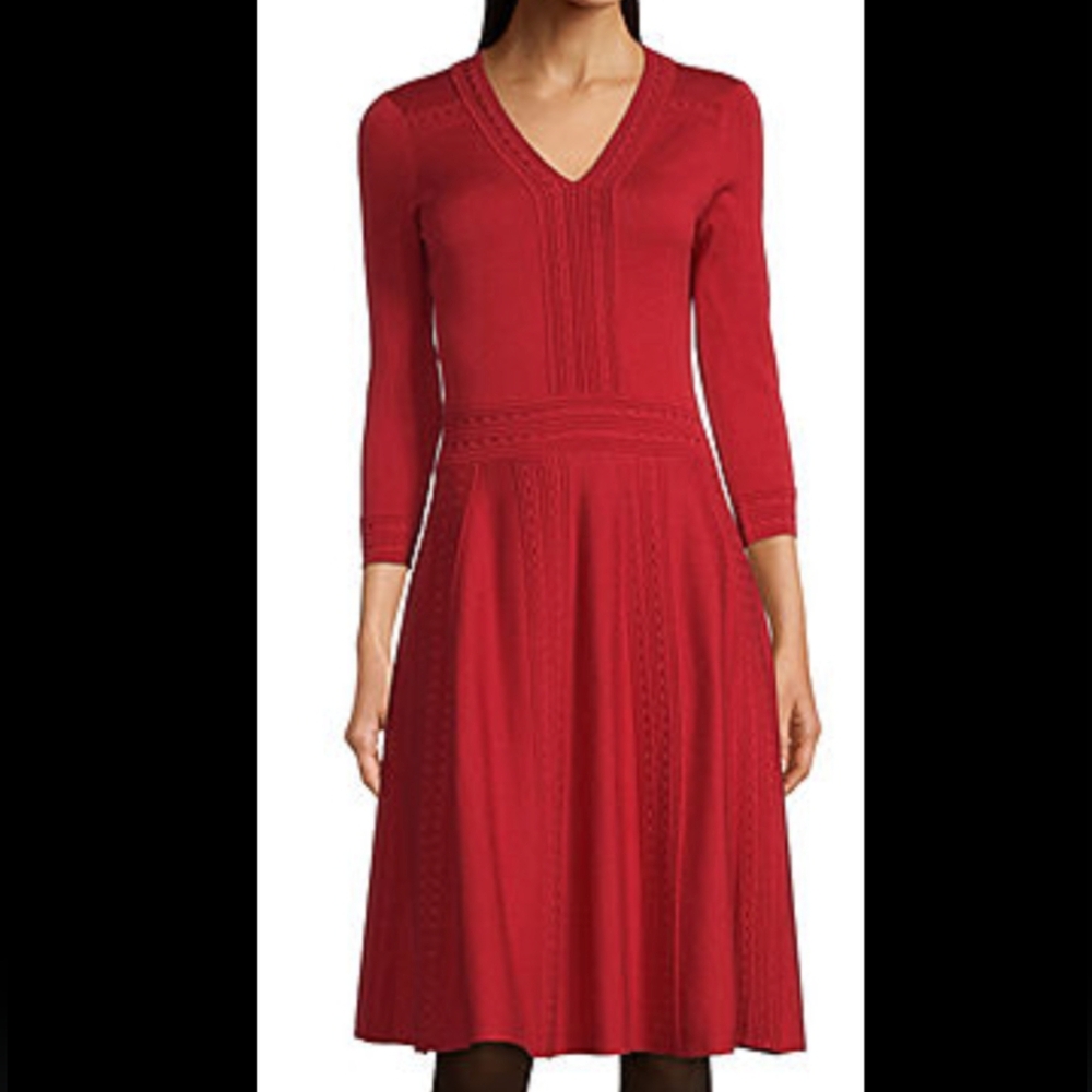Danny and Nicole red sweater dress size medium